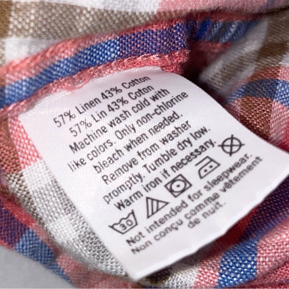 JANIE AND JACK Boy's Plaid Button Down Dress Shirt - Picture 4 of 5